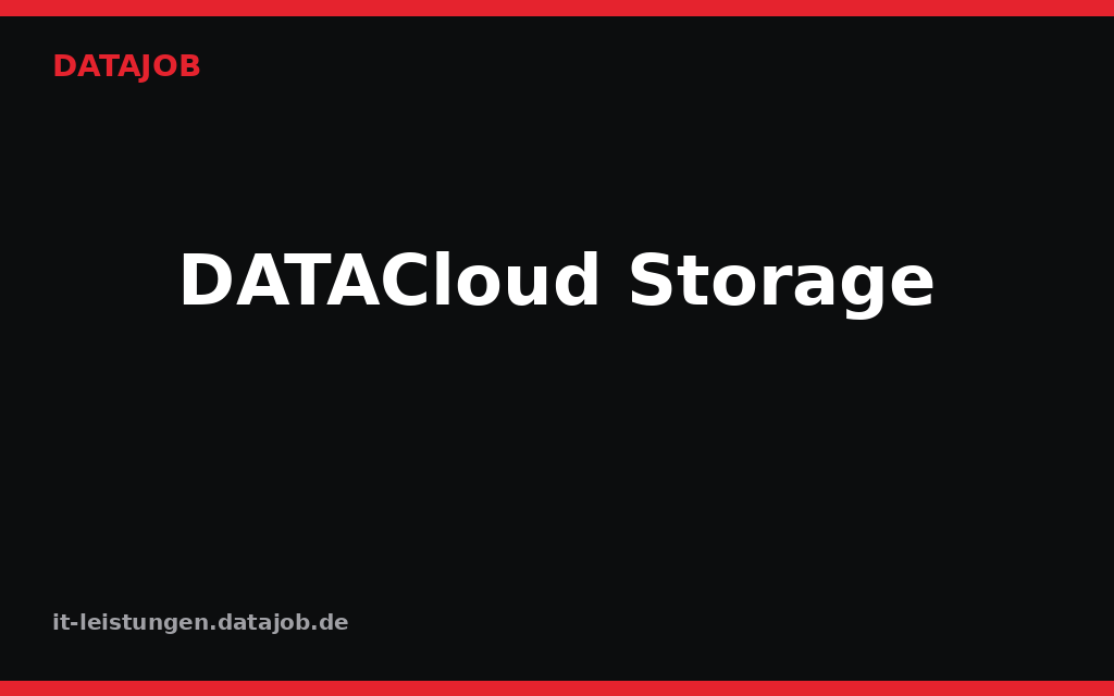 DATACloud Storage