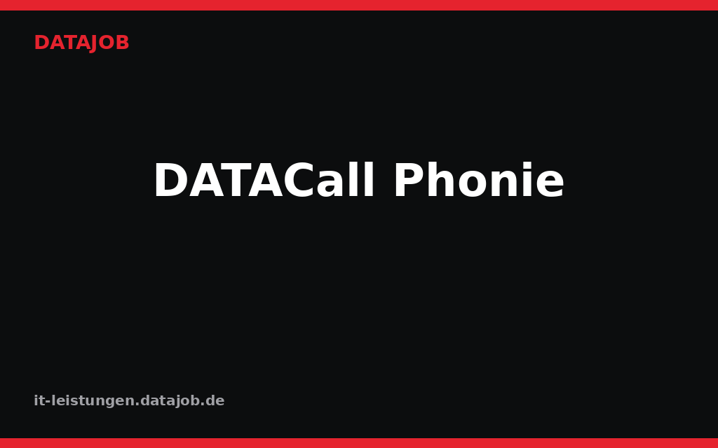 DATACall Phonie
