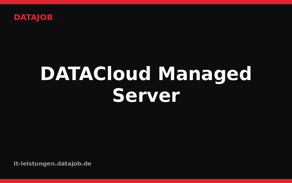 DATACloud Managed Server